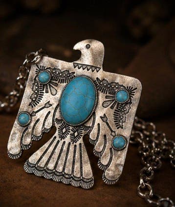 Royal Eagle Turquoise Statement Hanger – Vintage