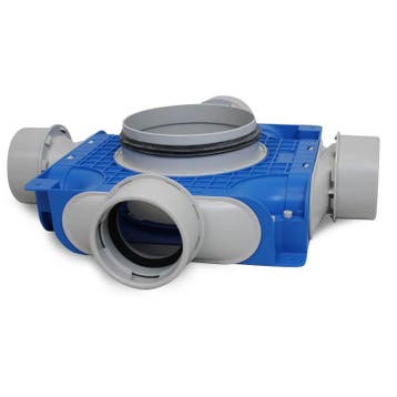 Vent-Axia Uniflexplus + instortverdeler 4x, Doe-het-zelf en Verbouw, Ventilatie en Afzuiging, Verzenden, Nieuw