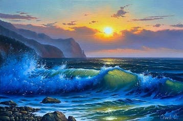 Sergei Stoev (1971) - First light on shore