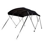 Navishade Biminitop 4 Boog 137cm Zwart Doek-Breedte 137 - 15, Ophalen of Verzenden, Nieuw
