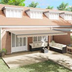 vidaXL Luifeldoek met Beige 600 × 350 cm Polyester, Verzenden, Nieuw