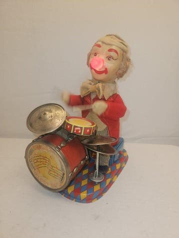 Alps - Speelgoed Clown drummer - 1950-1960 - Japan, Antiek en Kunst