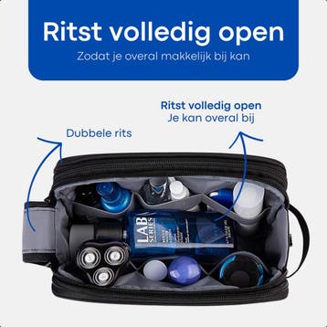 Kioto Toilettas dames en heren - Make Up Tasje - Beautycase, Ophalen of Verzenden, Nieuw