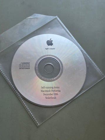 Self-Running Demo CD Macintosh Performa – Dutch Ultra RARE -, Nieuw
