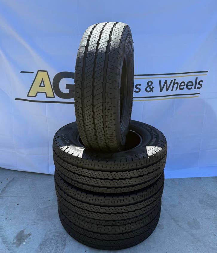 4x 225 75 R16 118R Continental VanContact Camper banden CP, Auto-onderdelen, Banden en Velgen, 16 inch, Zomerbanden, 225 mm, Nieuw