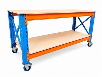 Werkbank Werktafel Tafel Inpaktafel (Eventueel met Wielen), Doe-het-zelf en Verbouw, Werkbanken, Ophalen of Verzenden, Gebruikt