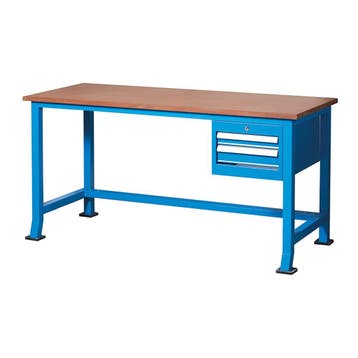 Aanbieding: Werktafel met 2 laden 850x1700x700 mm (hxbxd), Nieuw