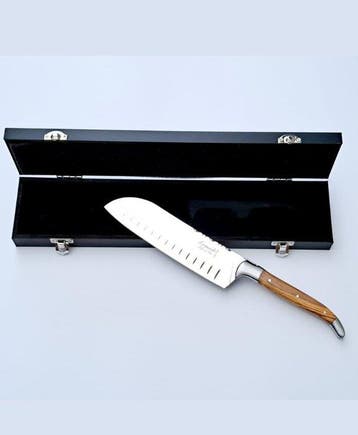 Laguiole - Santoku Knife - incl. Certificate and luxury gift