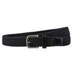 Houtkamp Smalle Elastische Dames Riem - Zwart - 90, Verzenden, Zwart, Nieuw, 3 tot 5 cm