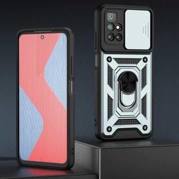 Xiaomi Poco X5 Pro (5G) - Armor Hoesje met Kickstand en, Verzenden, Nieuw