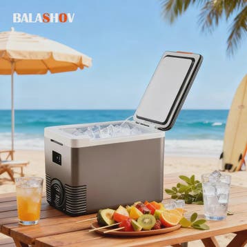 Draagbare Mini Koelkast 10L - 12V Auto & 220V Huis - Koelen, Witgoed en Apparatuur, Verzenden, Nieuw