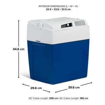 Mobicool ME27 elektrische koelbox 26 l 12V/230V, wijnrood, Verzenden, Nieuw