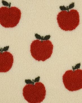 Teddy Jacquard Appels Ecru, Nieuw, Overige kleuren