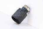 Black Gearwheel Matte Carbon Exhaust Tip 101mm, Auto-onderdelen, Uitlaatsystemen, Ophalen of Verzenden, Nieuw