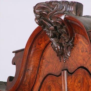 Prachtig gaaf  Hollands Kabinet met gespiegelde wortel panel, Antiek en Kunst, Ophalen of Verzenden