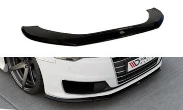 Voorspoiler Audi A6 Ultra C7 FL Glanzend Zwart, Ophalen of Verzenden, Nieuw