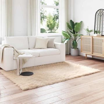 vidaXL Tapijt van imitatie TAFALLA Beige 140 x 200 cm, Verzenden, Nieuw, Beige
