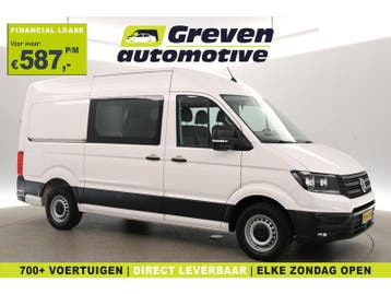 Volkswagen Crafter 2.0 TDI 140PK L3H3 | DC | 6 Zits |, Euro 6, Volkswagen, Wit, Nieuw