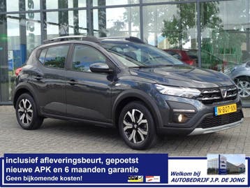 Dacia Sandero Stepway 1.0TCe 100pk LPG-G3 Clima Camera LM NL, Voorwielaandrijving, Dealer onderhouden, Stof, Met garantie (alle)