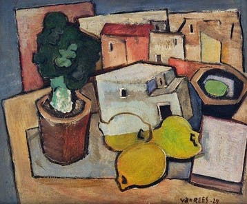 Otto van Rees (1884-1957) - Stilleven met kweeperen, Antiek en Kunst