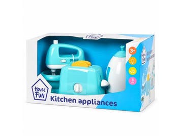 Veiling - Keukenapparaten Mixer, Broodrooster en Waterkoker, Nieuw