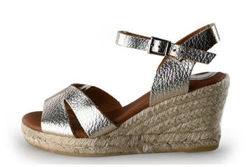 Manfield Sandalen in maat 36 Goud, Overige kleuren, Verzenden, Sandalen of Muiltjes, Zo goed als nieuw