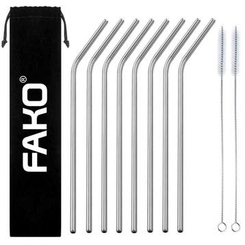Fako Bijoux - RVS Rietjes - 8 Stuks - Gebogen - 21 cm - 2, Verzenden, Nieuw