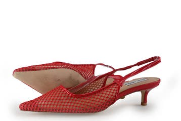 Steve Madden Slingbacks in maat 39 Rood, Verzenden, Steve Madden, Zo goed als nieuw, Rood