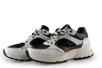 Manfield Sneakers in maat 41 Wit, Verzenden, Wit, Manfield, Sneakers of Gympen