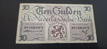 Nederland. - 10 Gulden - 1945 - Pick 74 (Zonder