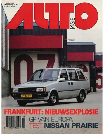 1983 AUTOVISIE MAGAZINE 20 NEDERLANDS, Nieuw, Author