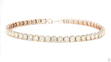 Zonder minimumprijs - Armband - 14 karaat Roségoud - 7.38ct., Nieuw