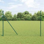 vidaXL Euro Hek Groen 1,6 x 10 m PVC-gecoat ijzer, Tuin en Terras, Verzenden, Nieuw, IJzer