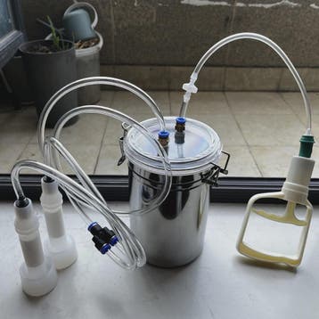 Handmatige Melkmachine 2L - Draagbare Vacuümpomp Emmer voor, Verzenden
