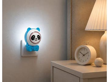 Veiling - 4x LED Nachtlamp 1W – 2CCT – Panda Design –, Nieuw