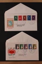 Nederland 1955 - Complete jaargang FDCs - Gratis verzending, Gestempeld