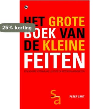 Het grote boek van de kleine feiten - Peter Smit, Verzenden, Zo goed als nieuw, Peter Smit