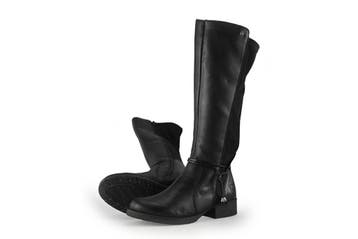 Rieker Laarzen in maat 39 Zwart, Kleding | Dames, Schoenen, Hoge laarzen, Verzenden, Zwart, Zo goed als nieuw