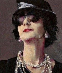Lita Cabellut (1961) - Coco-II, Testimony In Black And