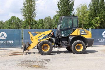 Veiling: Wiellader Komatsu WA100M-6 Diesel 66kW 2012, Ophalen, Wiellader of Shovel
