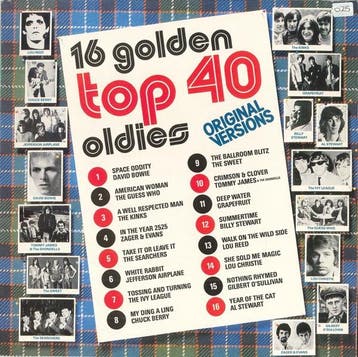 Various - 16 Golden Top 40 Oldies, Ophalen of Verzenden, Gebruikt