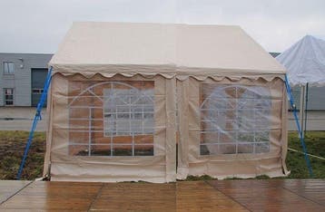 Classic Plus Partytent PVC 3x4x2 mtr in Beige (3x4 meter), Tuin en Terras, Partytenten, Verzenden, Nieuw, 2 meter of meer, Partytent