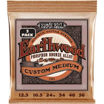 Ernie Ball 3543 Earthwood Fosforbrons Akoestische, Ophalen of Verzenden, Nieuw