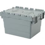 Distributiebak, 400x300x250 mm, euronorm, grijs kunststof,, Ophalen of Verzenden
