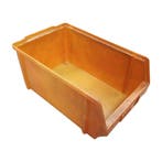 Magazijnbak, 350x200x170 mm, rood kunststof, gebruikt, Ophalen of Verzenden, Gebruikt, Bak of Kist