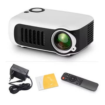 A2000 Mini Projector - 1000 Lumen - Screen Mirroring Beamer, Audio, Tv en Foto, Diaprojectors, Verzenden, Nieuw