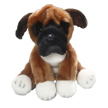 Carl Dick Boxer hond knuffel - pluche - 23 cm - hond, Verzenden, Nieuw