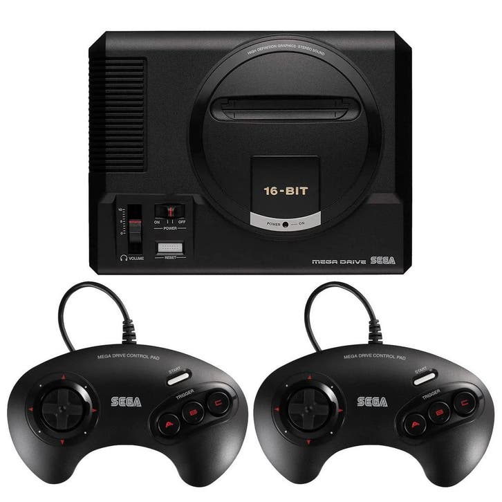 SEGA Mega Drive Mini (2 Controllers), Spelcomputers en Games, Games | Overige, Zo goed als nieuw, Verzenden