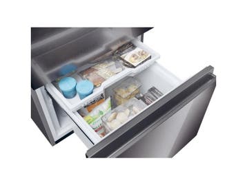 Haier HTW5618CNMP - Koelvriescombinatie - No frost - Zilver, Verzenden, Zo goed als nieuw