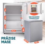 Mini vriezer - Vrijstaand - Barmodel - 42 liter - Zilver - S, Verzenden, Zo goed als nieuw
